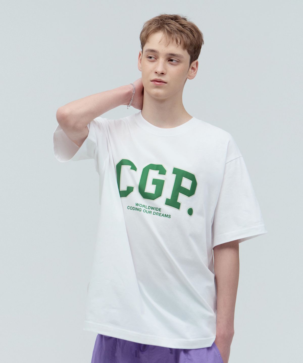 코드그라피(CGP) CGP 아치 로고 반소매 티셔츠_10COLOR