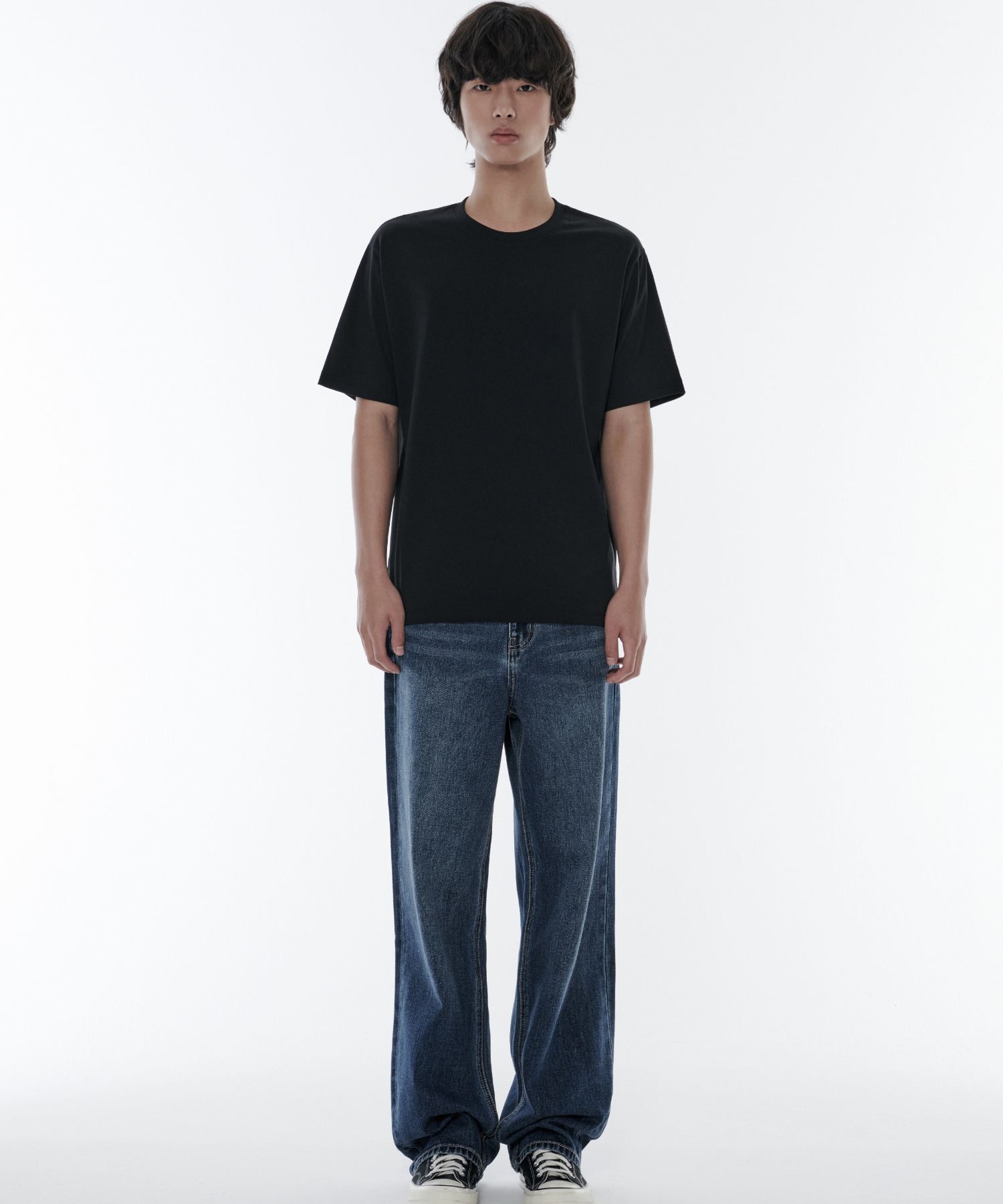 Tシャツ・カットソー *MUSINSA STANDARD* Supima relaxed crew neck long sleeve t-sh MUSINSA | MUSINSA STANDARD Supima Relaxed Crew Neck Long