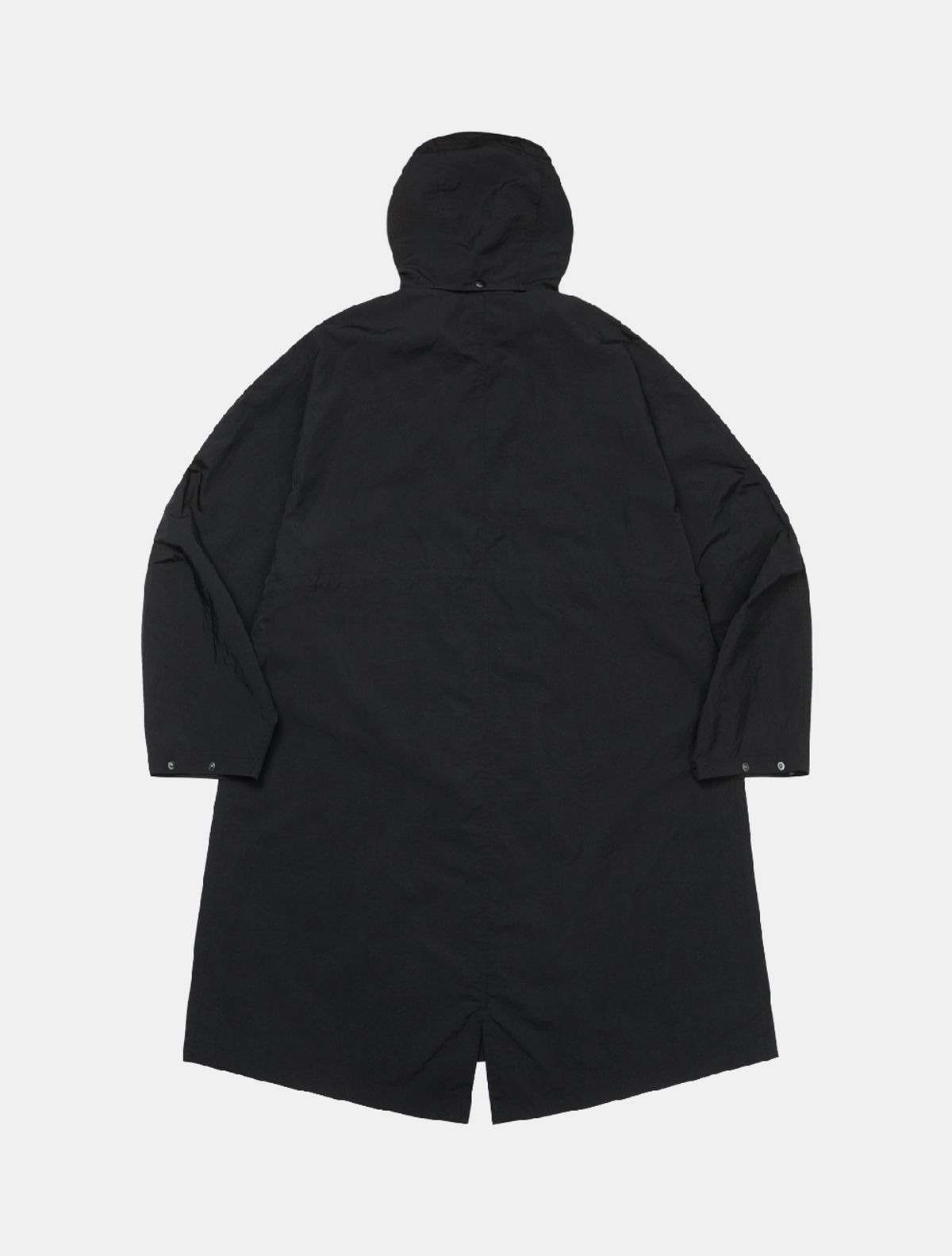 데호(DEHO) FISHTAIL HOOD PARKA [Black]