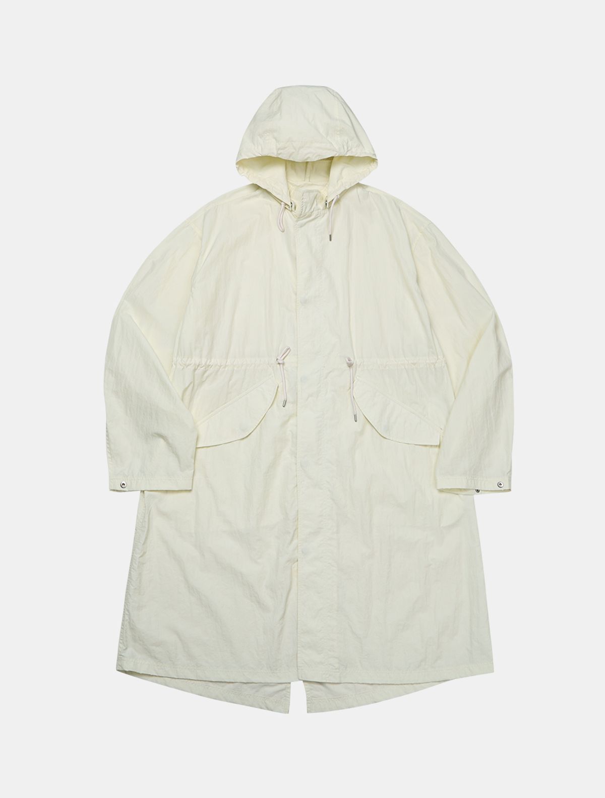 데호(DEHO) FISHTAIL HOOD PARKA [Ivory]