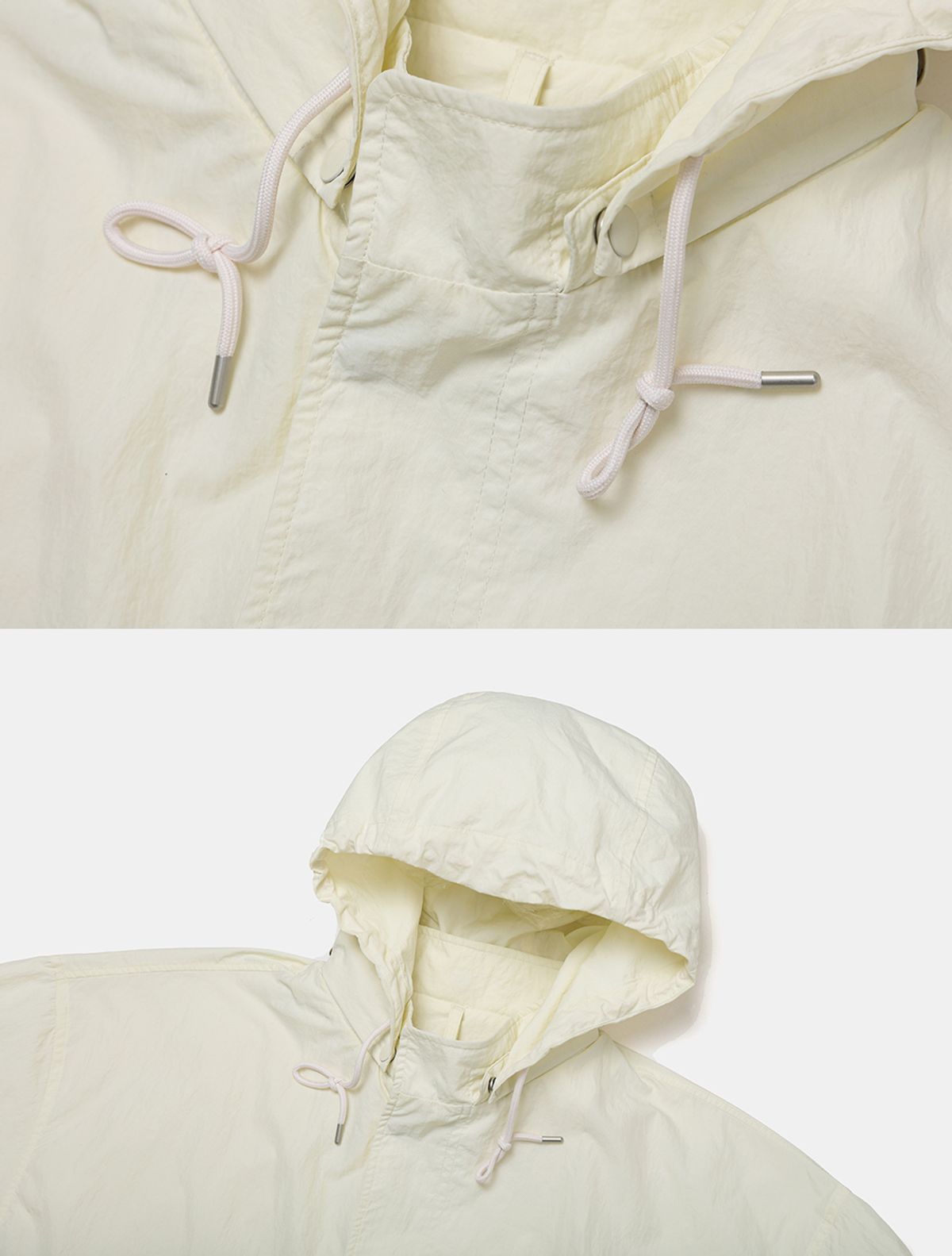 데호(DEHO) FISHTAIL HOOD PARKA [Ivory]