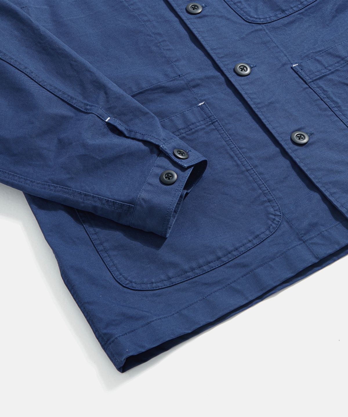에스피오나지(ESPIONAGE) French Wide Work Jacket (Moleskin) French Blue