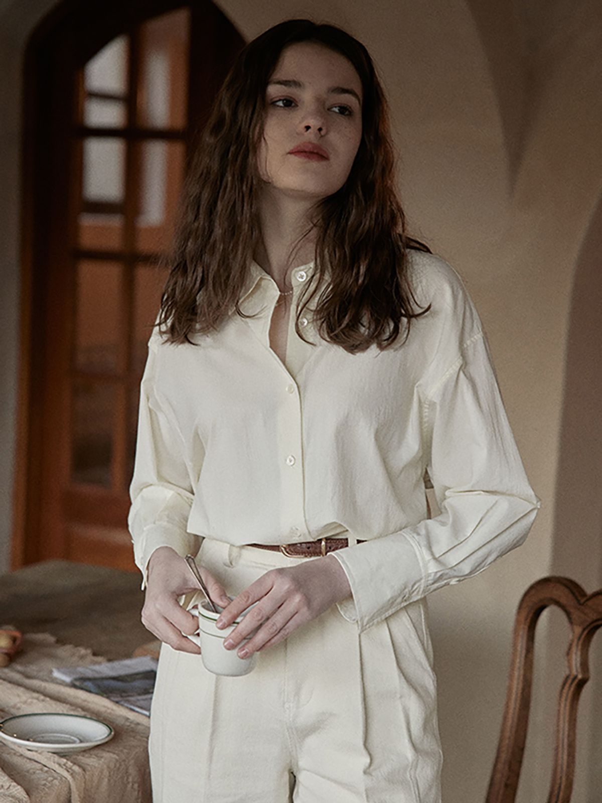 프라우드 마리(PROUD MARY) PM minimalist vintage basic shirt _ 2 color