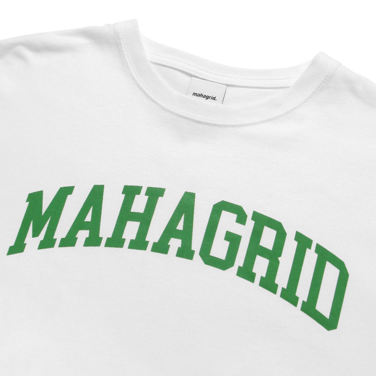 마하그리드(MAHAGRID) VARSITY LOGO TEE WHITE(MG2CMMT501A)