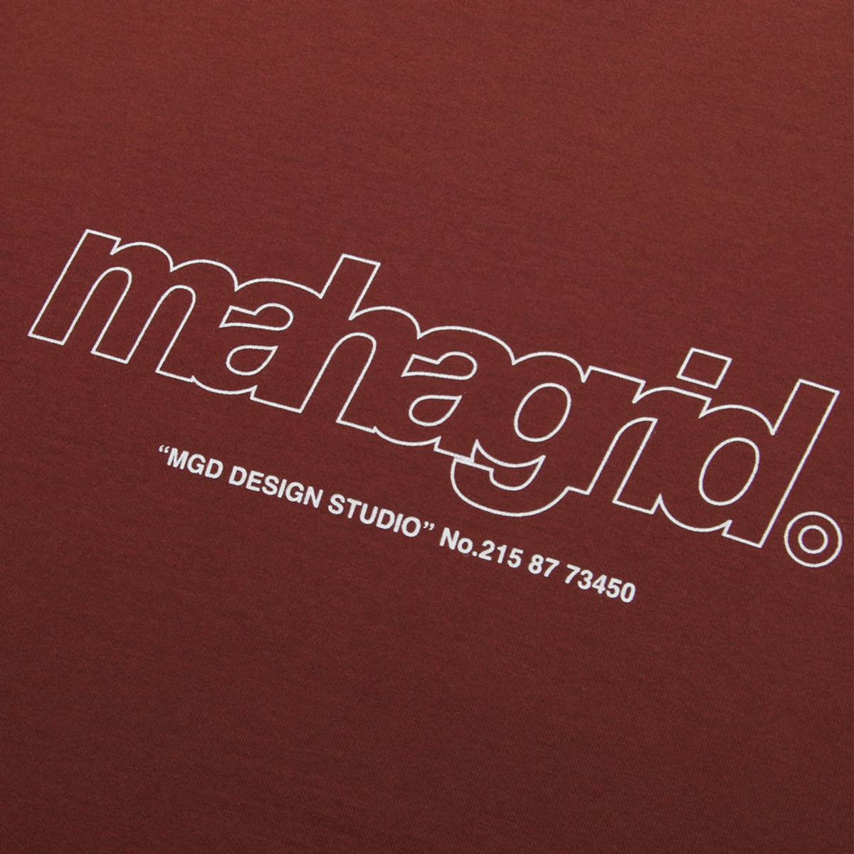 마하그리드(MAHAGRID) THIRD LOGO TEE RED(MG2CMMT508A)