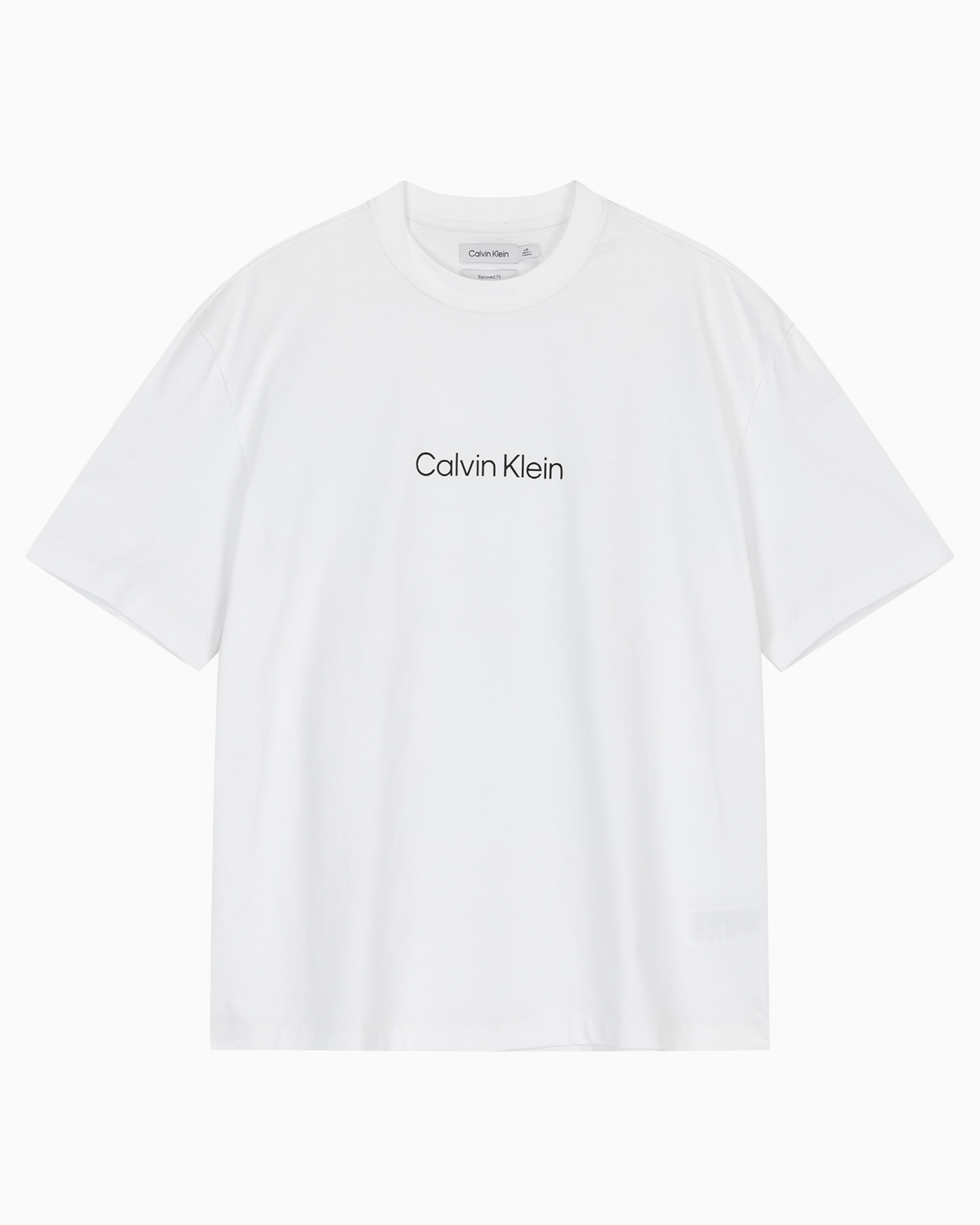 캘빈클라인 진(CALVIN KLEIN JEANS) 남 릴렉스핏 스탠다드 로고 반팔 티셔츠 40HM228 YAF