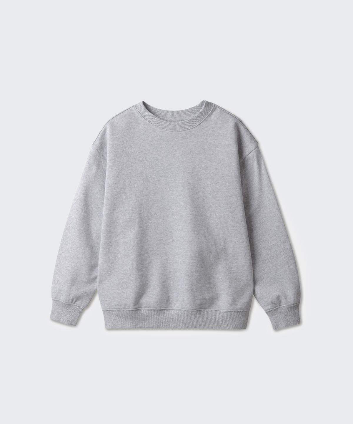무신사 스탠다드 키즈(MUSINSA STANDARD KIDS) 오버사이즈 스웨트셔츠 [미디엄 그레이]