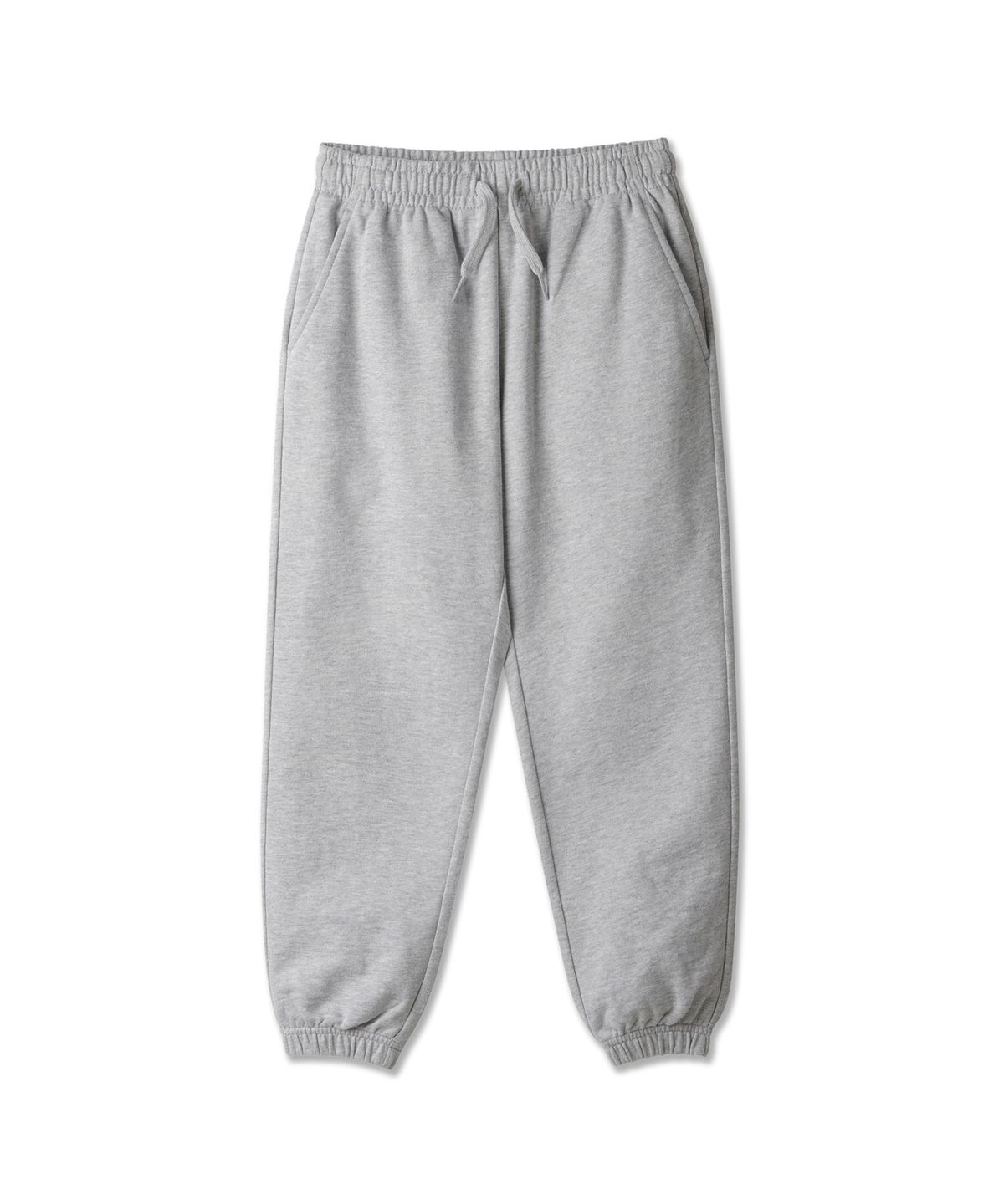 무신사 스탠다드 키즈(MUSINSA STANDARD KIDS) 베이식 스웨트 팬츠 [미디엄 그레이]