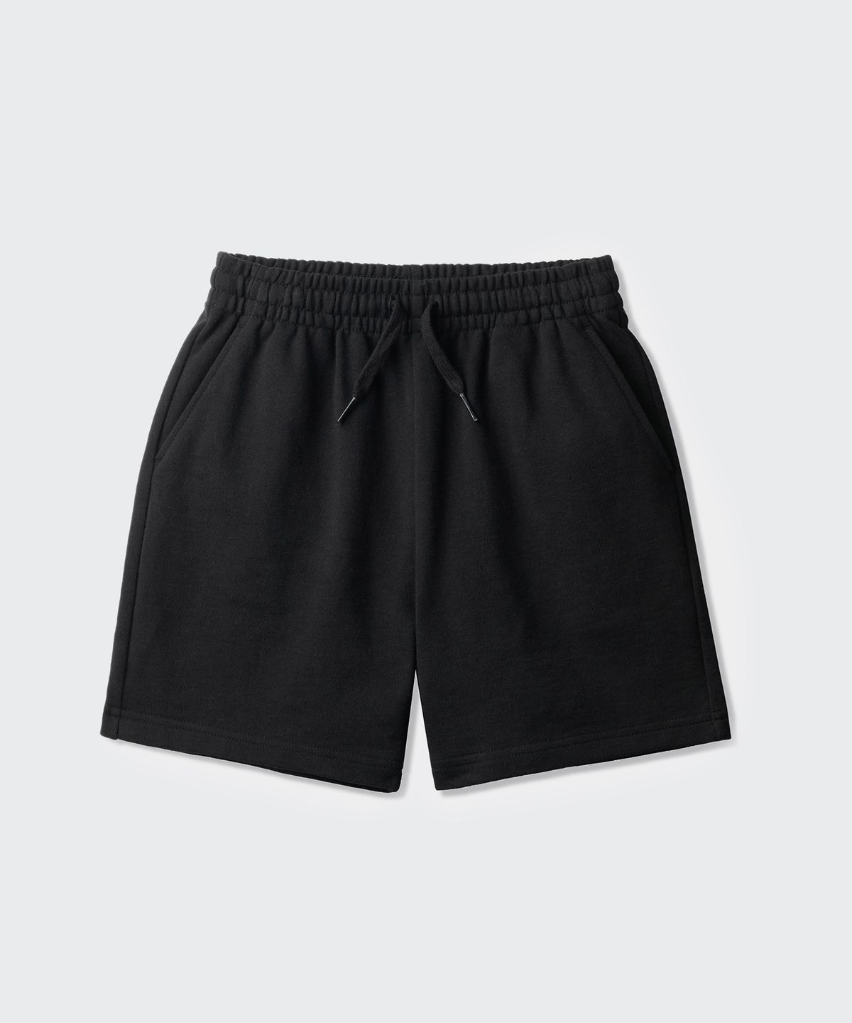 무신사 스탠다드 키즈(MUSINSA STANDARD KIDS) 베이식 스웨트 쇼츠 [블랙]
