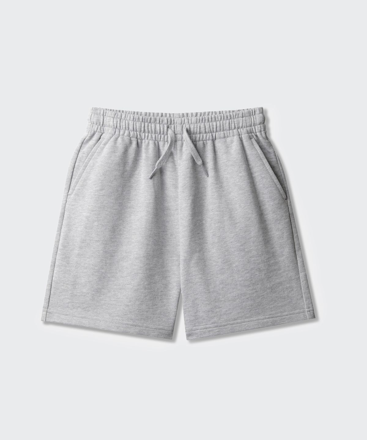 무신사 스탠다드 키즈(MUSINSA STANDARD KIDS) 베이식 스웨트 쇼츠 [미디엄 그레이]