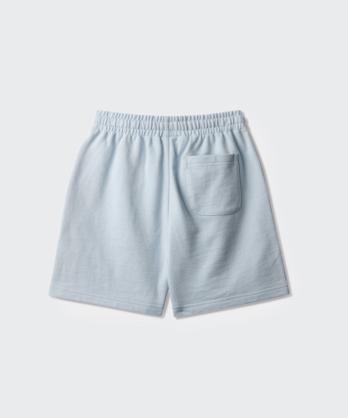 무신사 스탠다드 키즈(MUSINSA STANDARD KIDS) 베이식 스웨트 쇼츠 [블루 그레이]