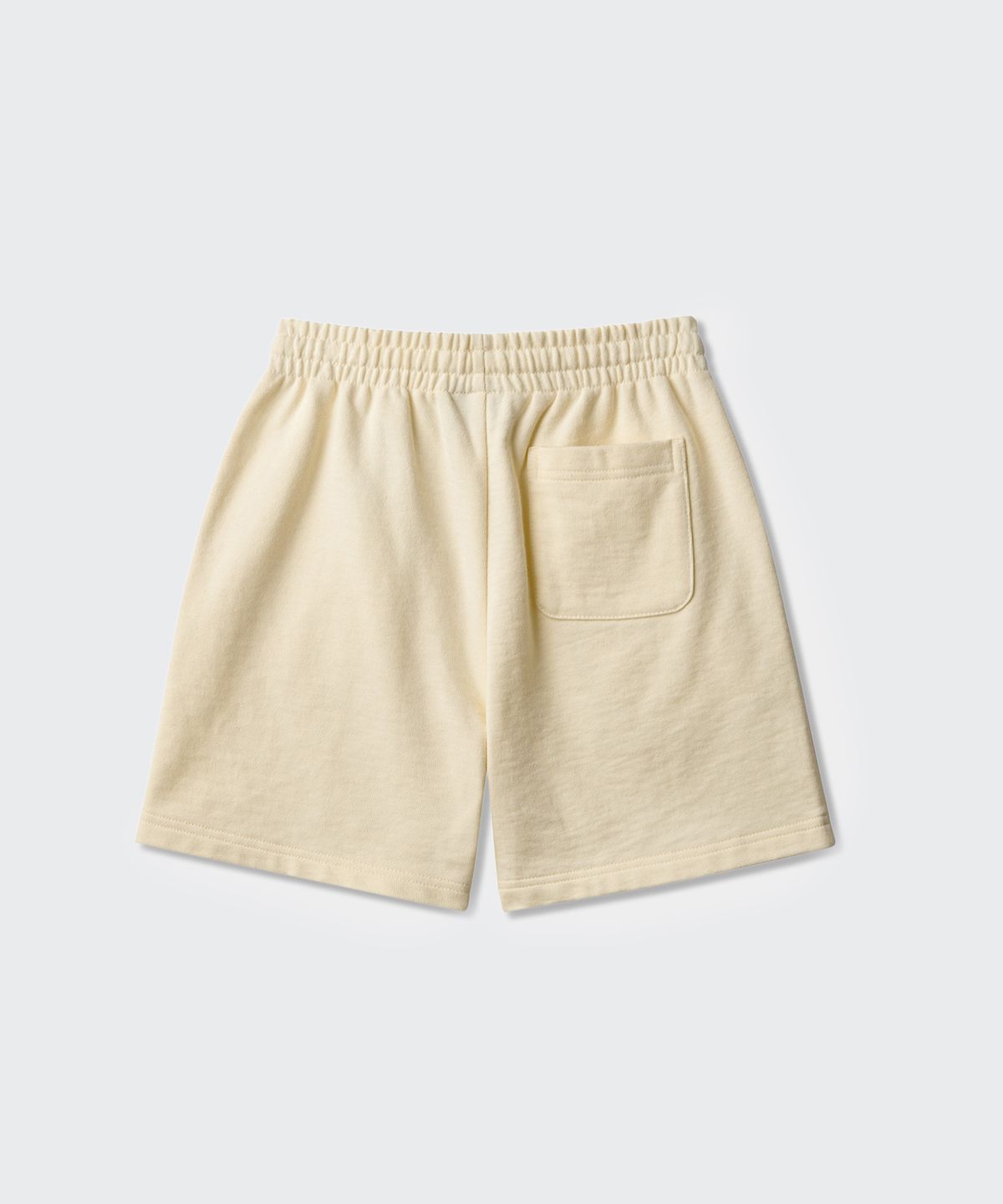 무신사 스탠다드 키즈(MUSINSA STANDARD KIDS) 베이식 스웨트 쇼츠 [레몬 크림]
