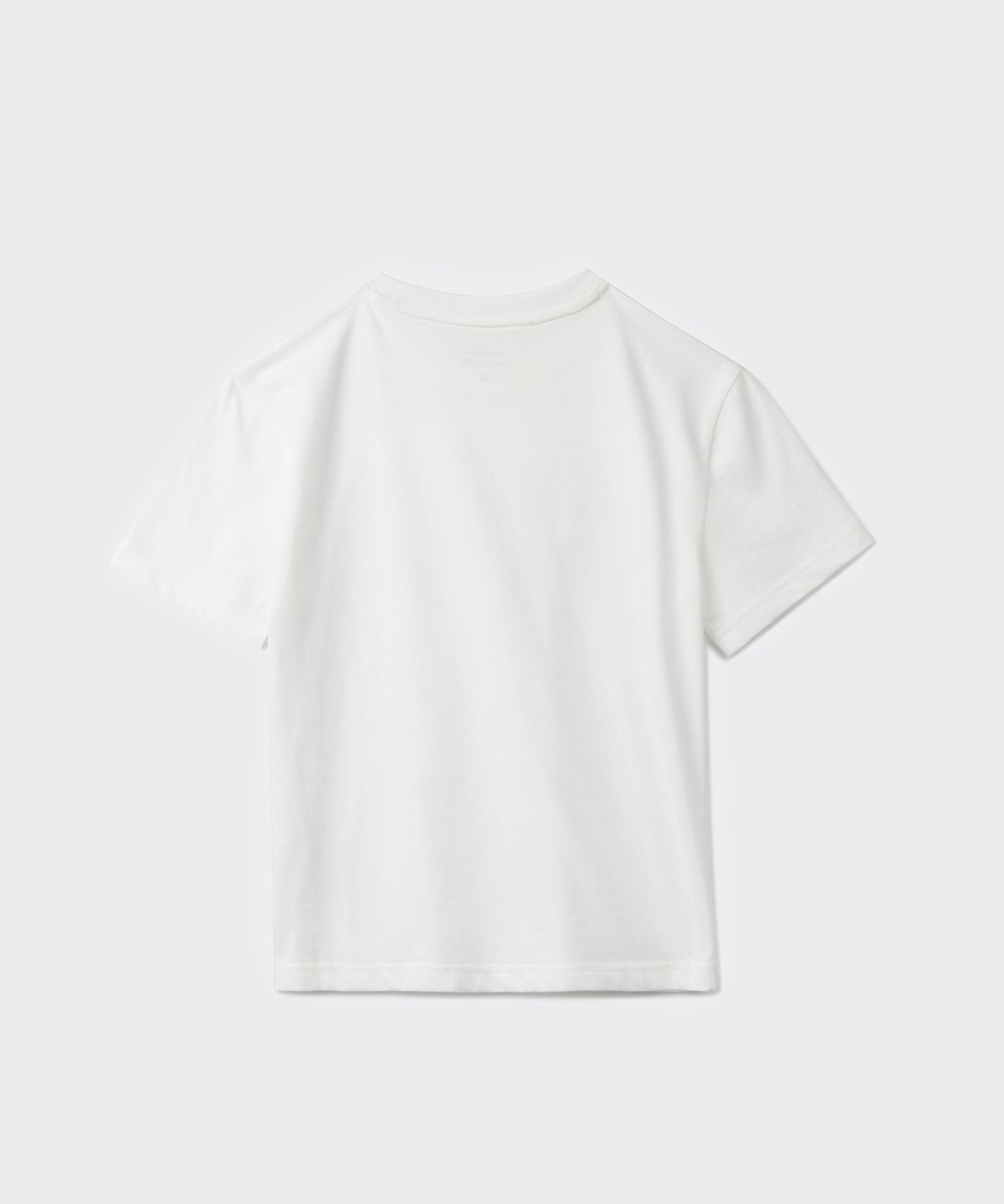 무신사 스탠다드 키즈(MUSINSA STANDARD KIDS) 릴렉스드 크루 넥 티셔츠 [화이트]