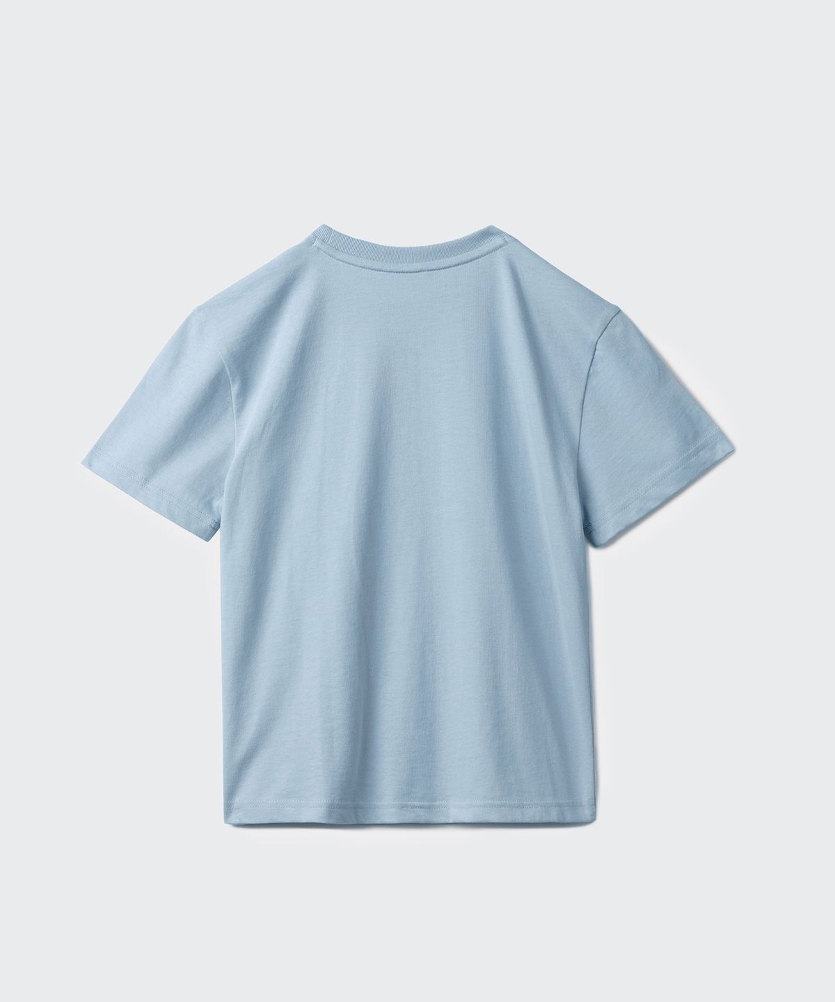 무신사 스탠다드 키즈(MUSINSA STANDARD KIDS) 릴렉스드 크루 넥 티셔츠 [블루 그레이]