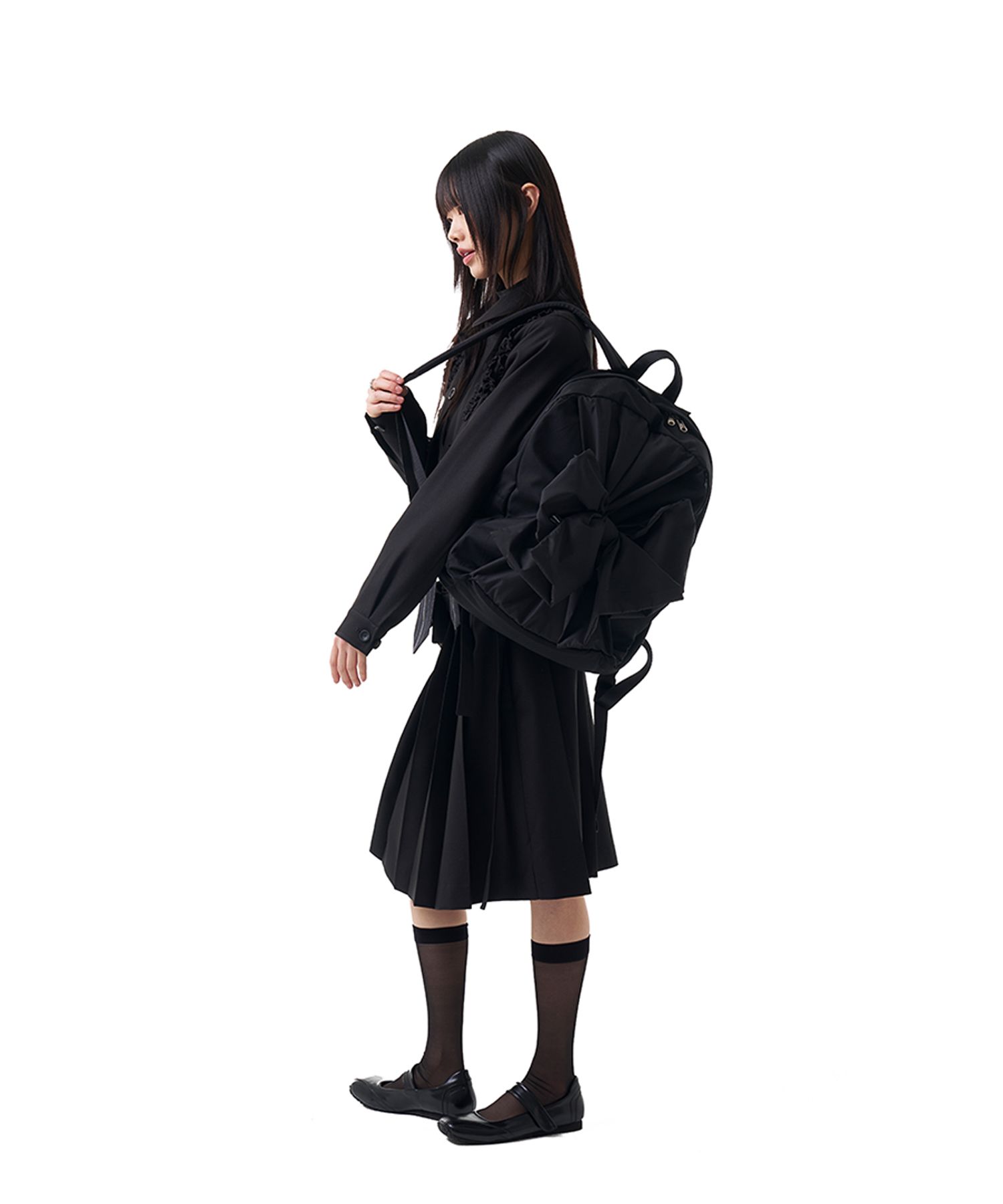 日本未入荷☆Knotted Backpack/全5色/IUGAMAKARAS Knotted Backpack (Olive green) - IUGAMAKARAS | 60% - Asian