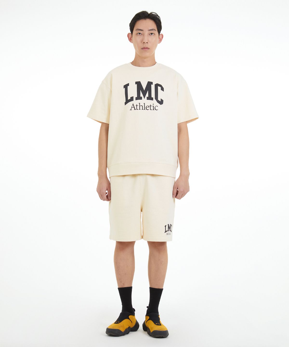 엘엠씨(LMC) LMC ATHLETIC SHORT SLV SWEAT cream