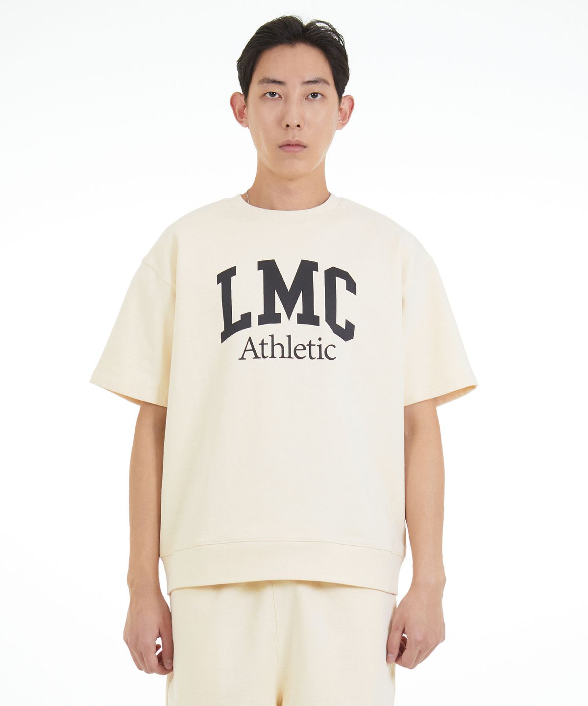 엘엠씨(LMC) LMC ATHLETIC SHORT SLV SWEAT cream