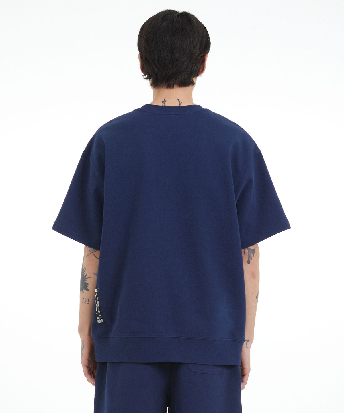엘엠씨(LMC) LMC ATHLETIC SHORT SLV SWEAT navy