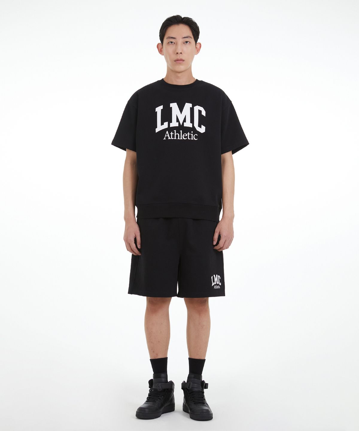 엘엠씨(LMC) LMC ATHLETIC SHORT SLV SWEAT black