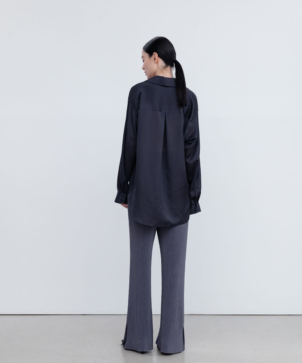 리이(RE RHEE) HIGH RISE PLEATED PANTS CC