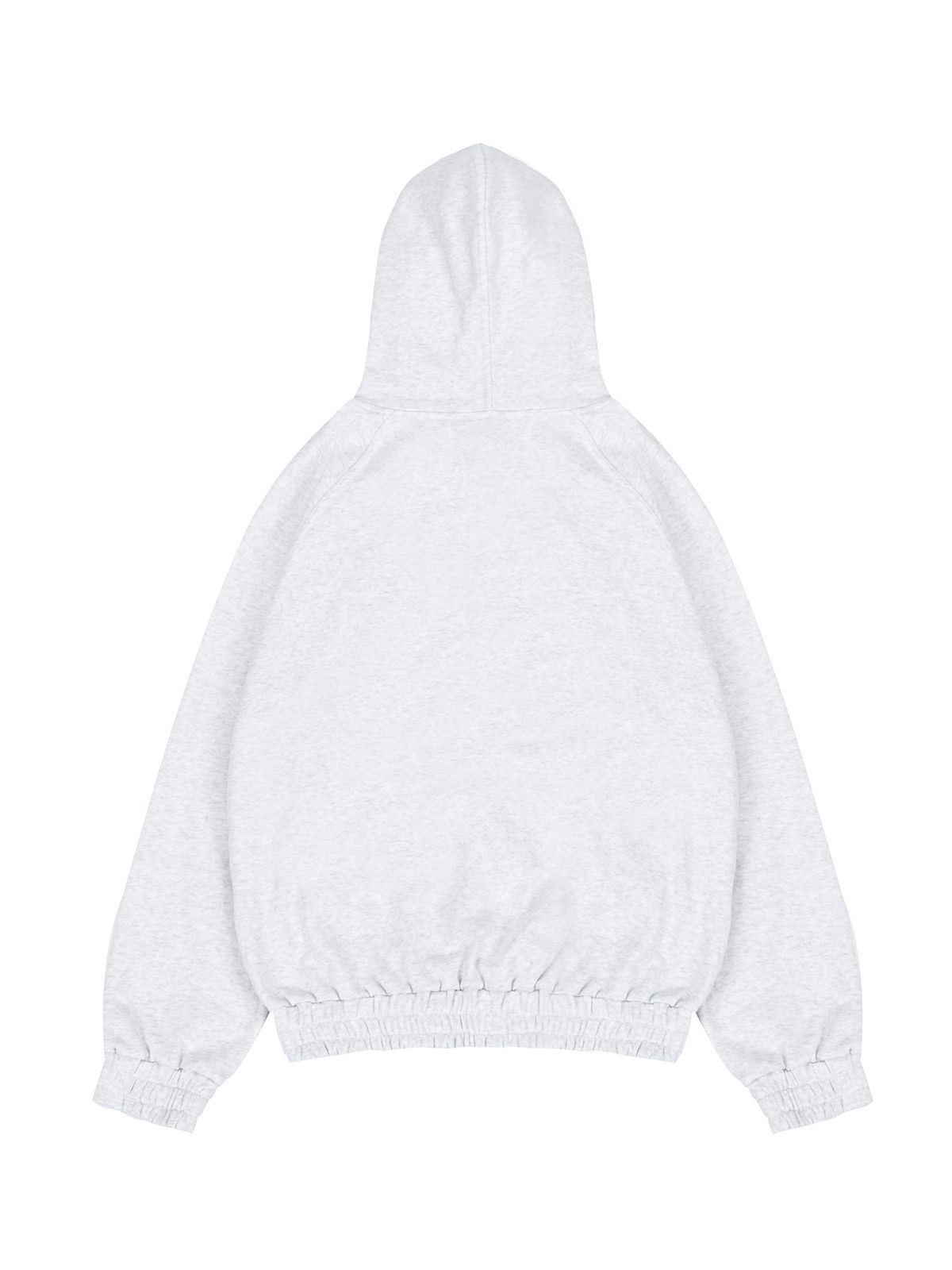 그리미(GREEMY) SMALL LOGO HOODIE (MELANG GREY)