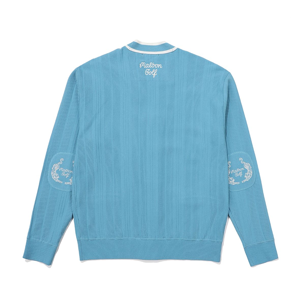 말본 골프(MALBON GOLF) Tiger 패치 가디건 BLUE (MAN)