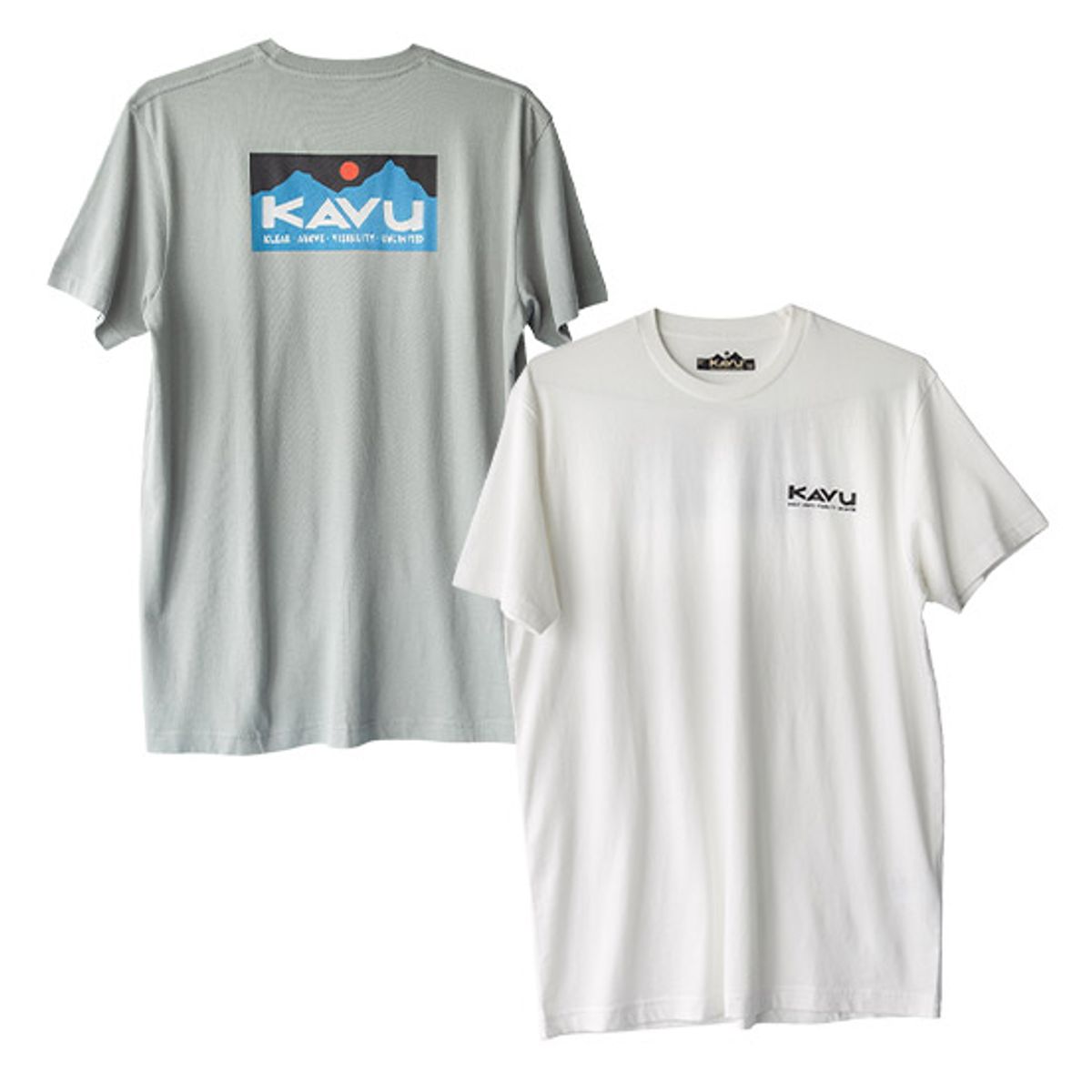 카부(KAVU) 클리어 어보브 에치 아트 - Grey