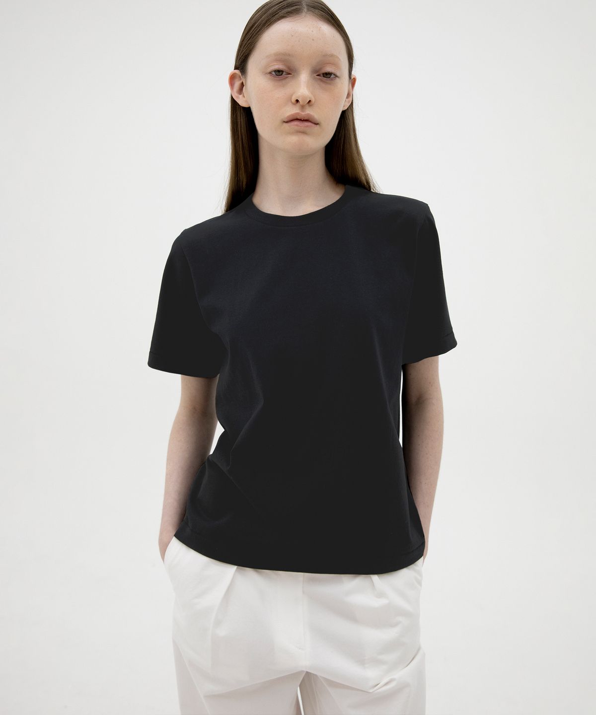 르바(LEVAR) Basic Round Cotton T-Shirt - 5colors