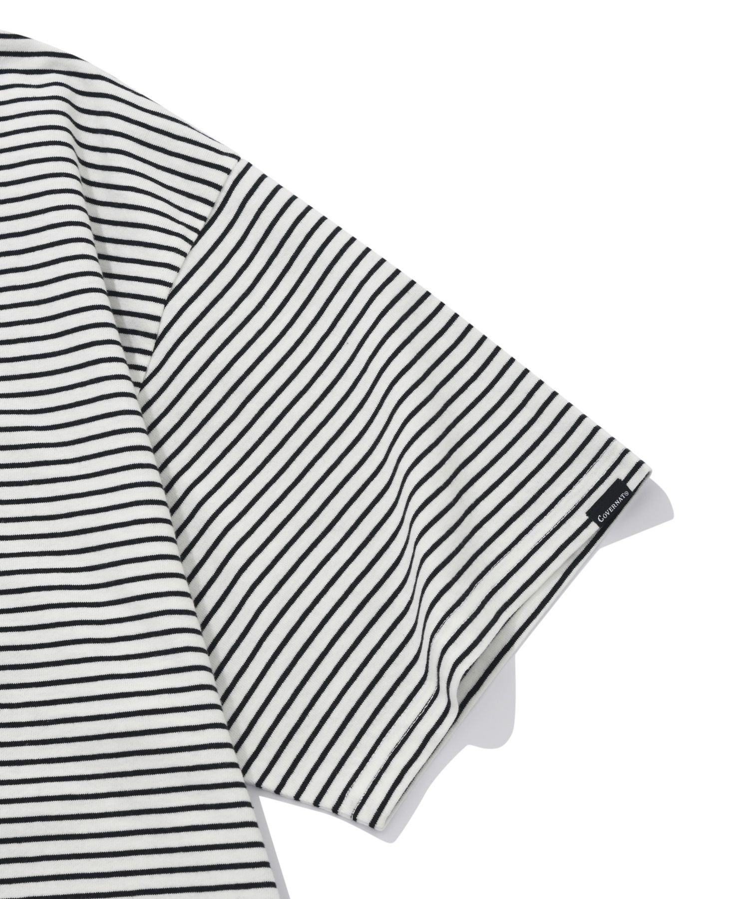 ★23SS★【COVERNAT】★striped t-shir.t★関税込★ MUSINSA | COVERNAT striped tee black