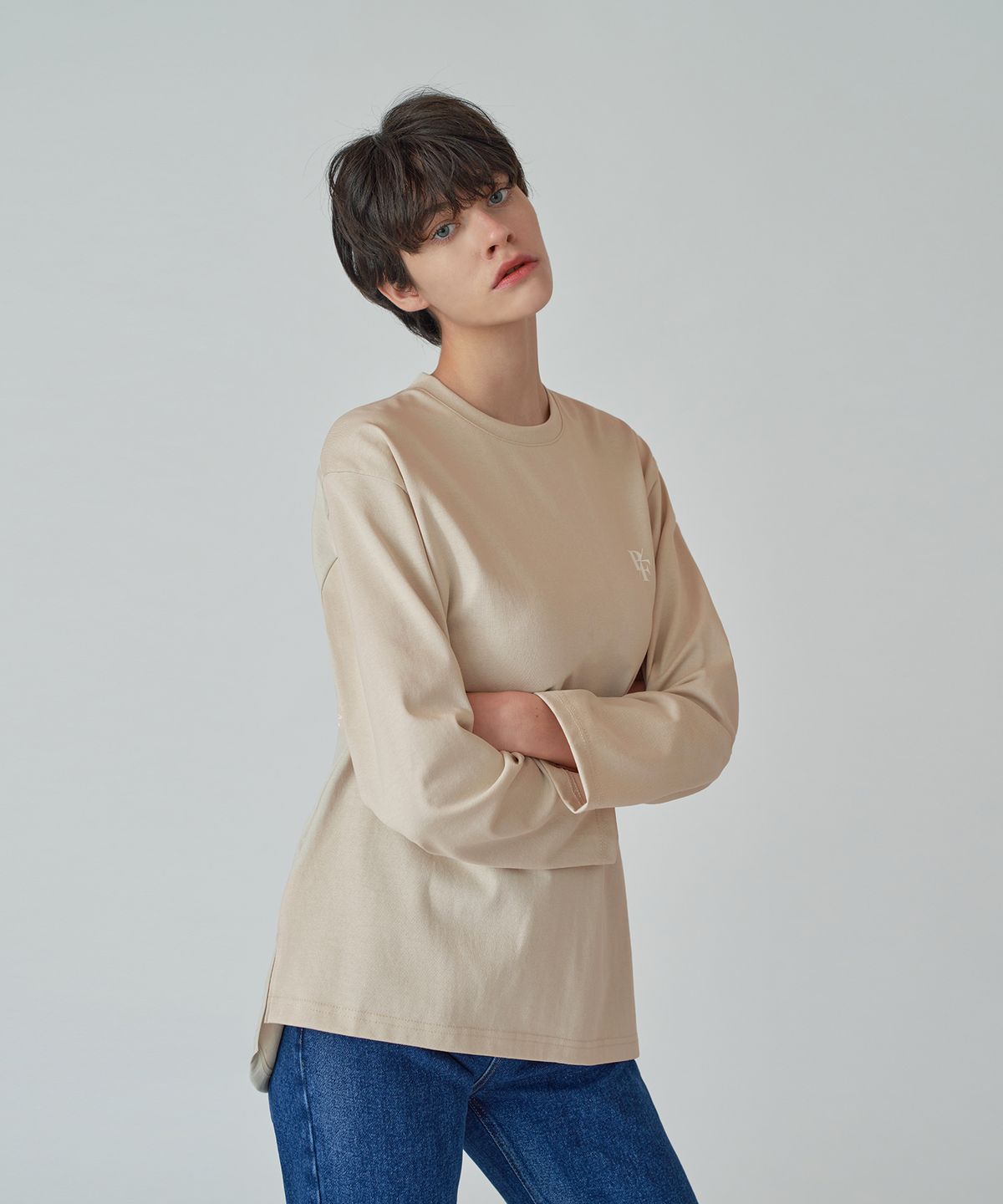 판도라핏(PANDORAFIT) Trance T-Shirt Beige