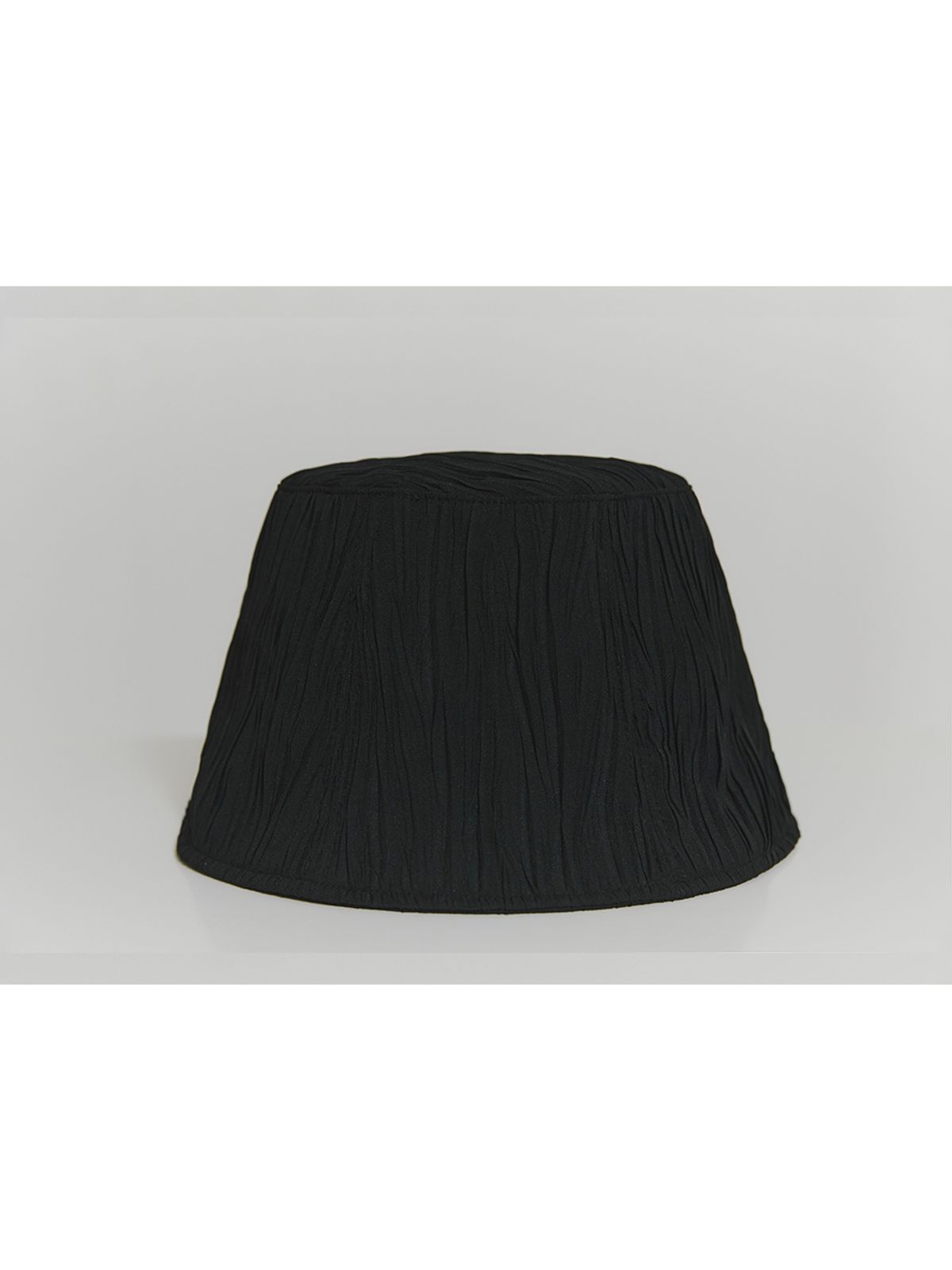 포에지담(POESIEDAME) [The shelter] Pleats bucket hat in black