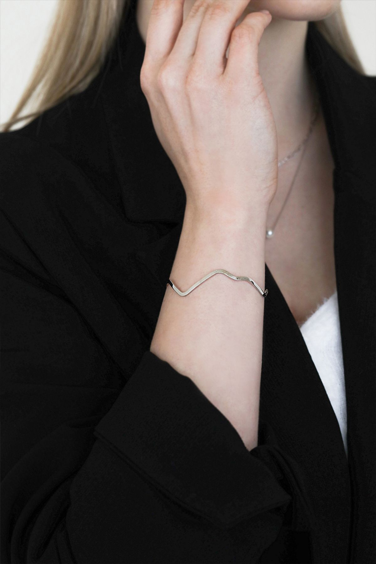 레이지던(LAZYDAWN) crooked bangle B039