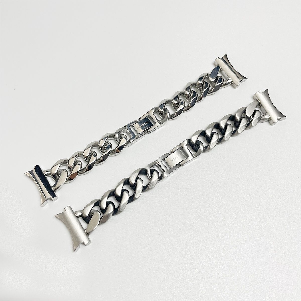 실버태그(SILVERTAG) GST-M1406DCO 갤럭시 워치 4 5 6 7  무광 메탈 체인 스트랩 20 mm 호환