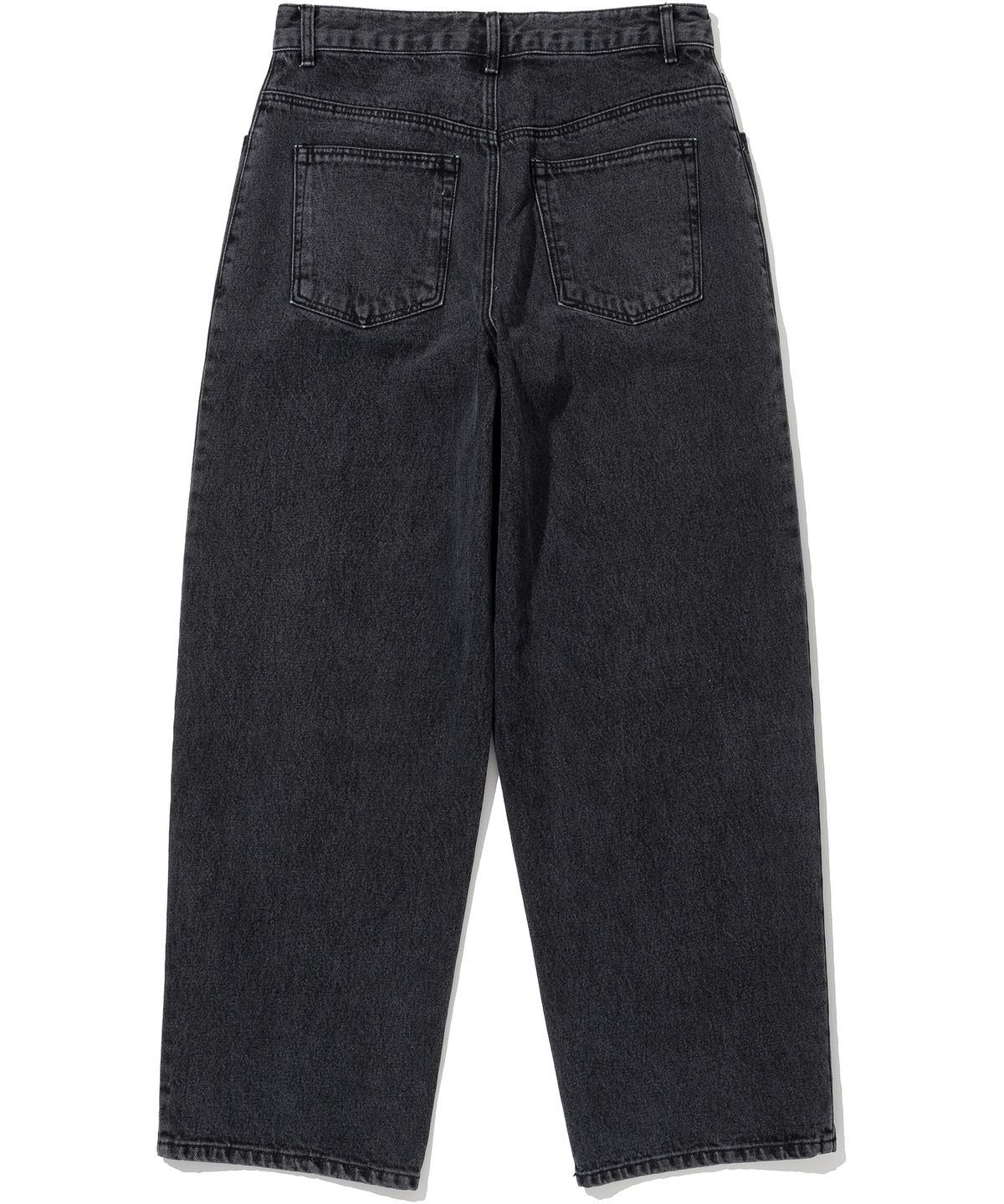 낫포너드(NOT4NERD) Loose Wide Denim Pants - Black