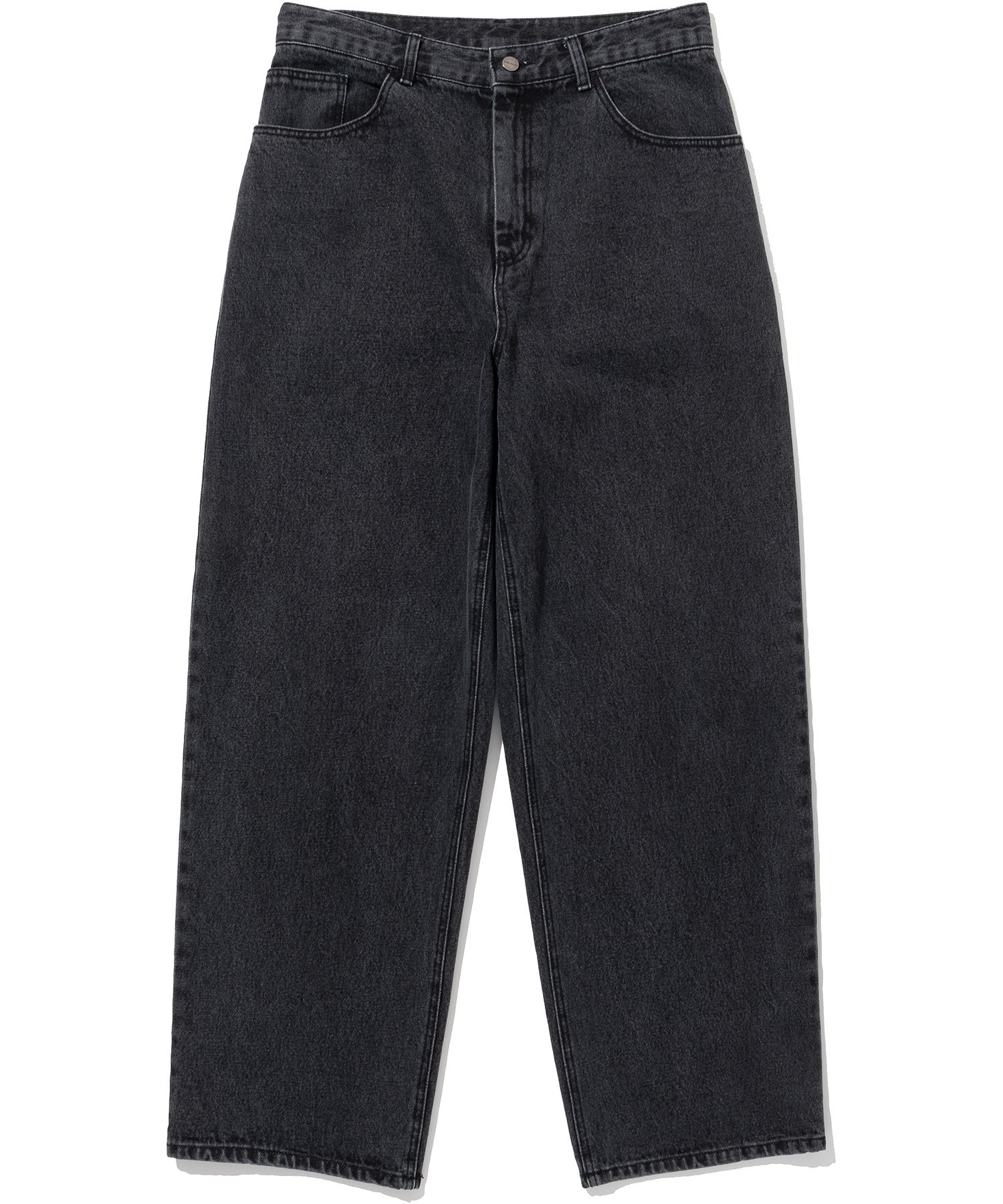 ☆NOT4NERD☆ Loose Wide Denim Pants Black PT050BK MUSINSA | NOT4NERD Loose Wide Denim Pants - Black