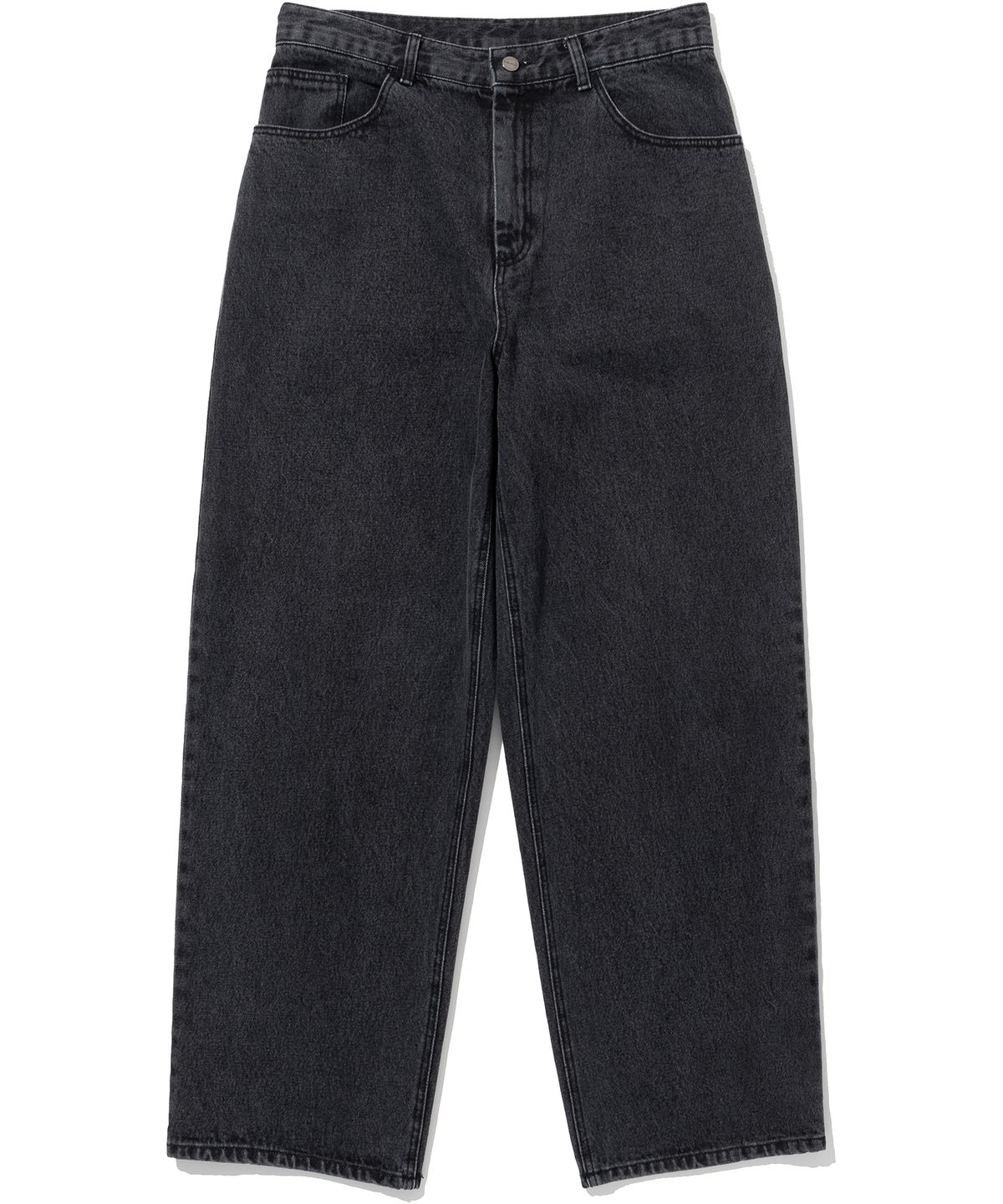 낫포너드(NOT4NERD) Loose Wide Denim Pants - Black