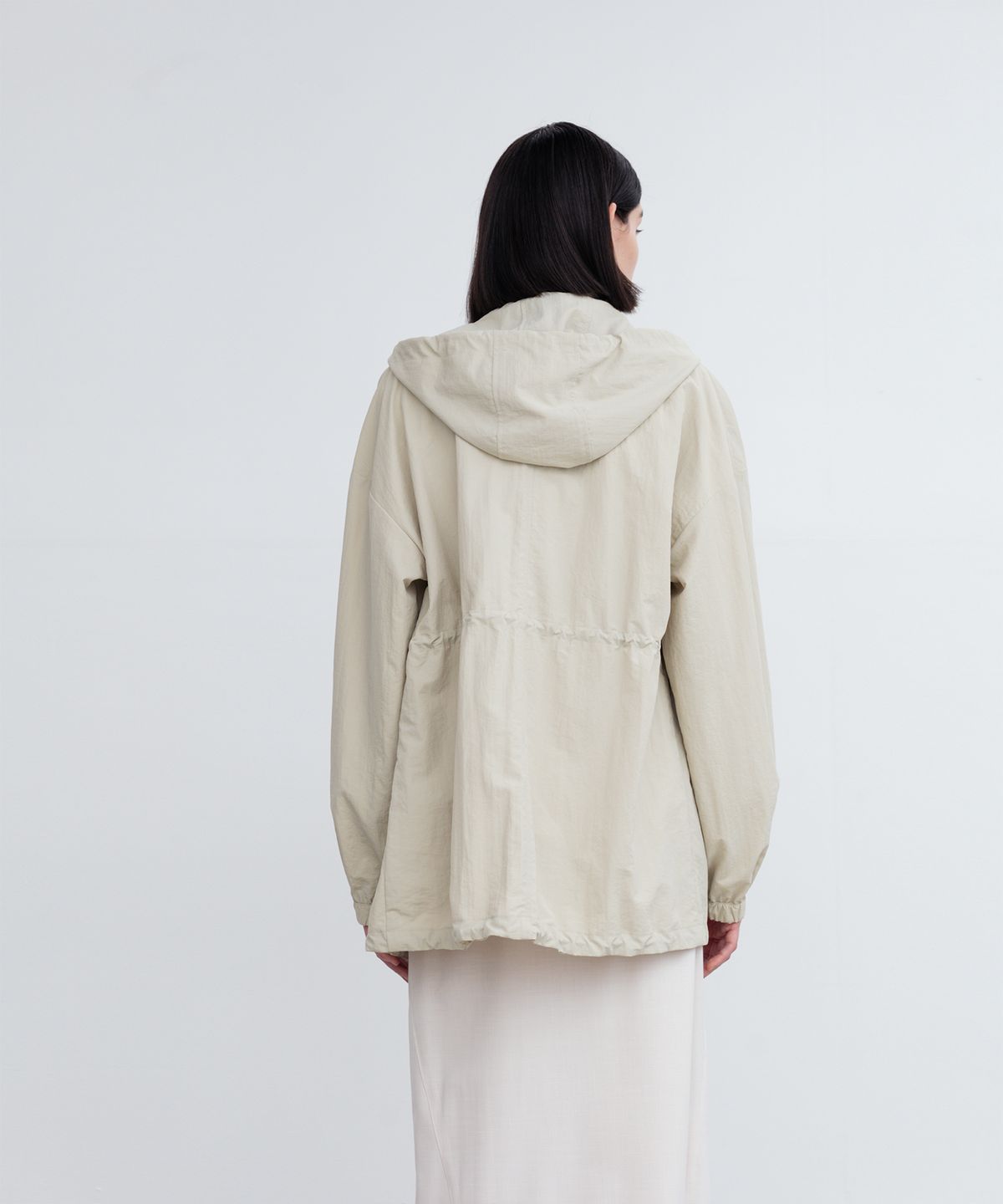 리이(RE RHEE) HOODED DRAWSTRING BLOUSON JACKET