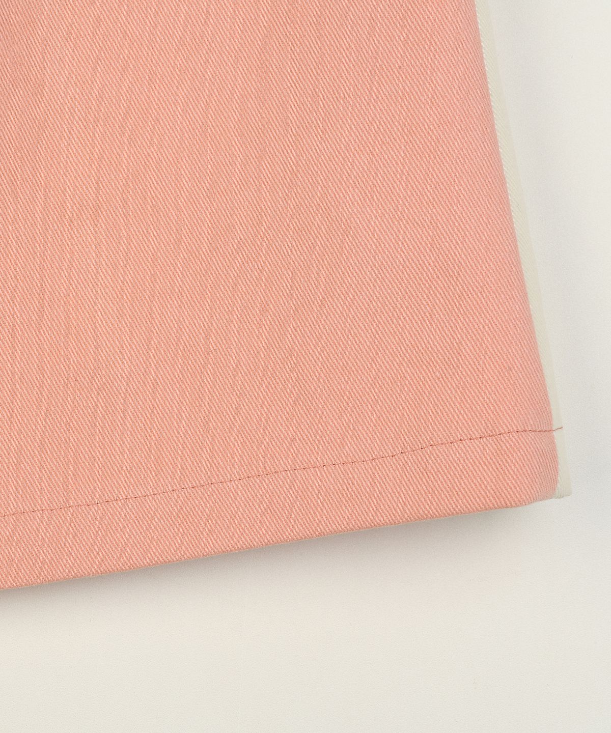 하이스쿨디스코(HIGH SCHOOL DISCO) Coated color block skirt_Coral
