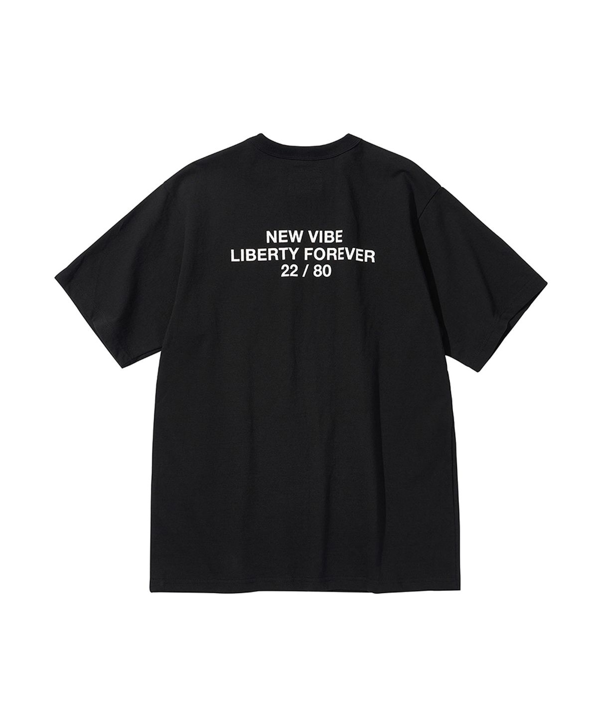 리베레(LIBERE) SLOGUN T-SHIRT / BLACK