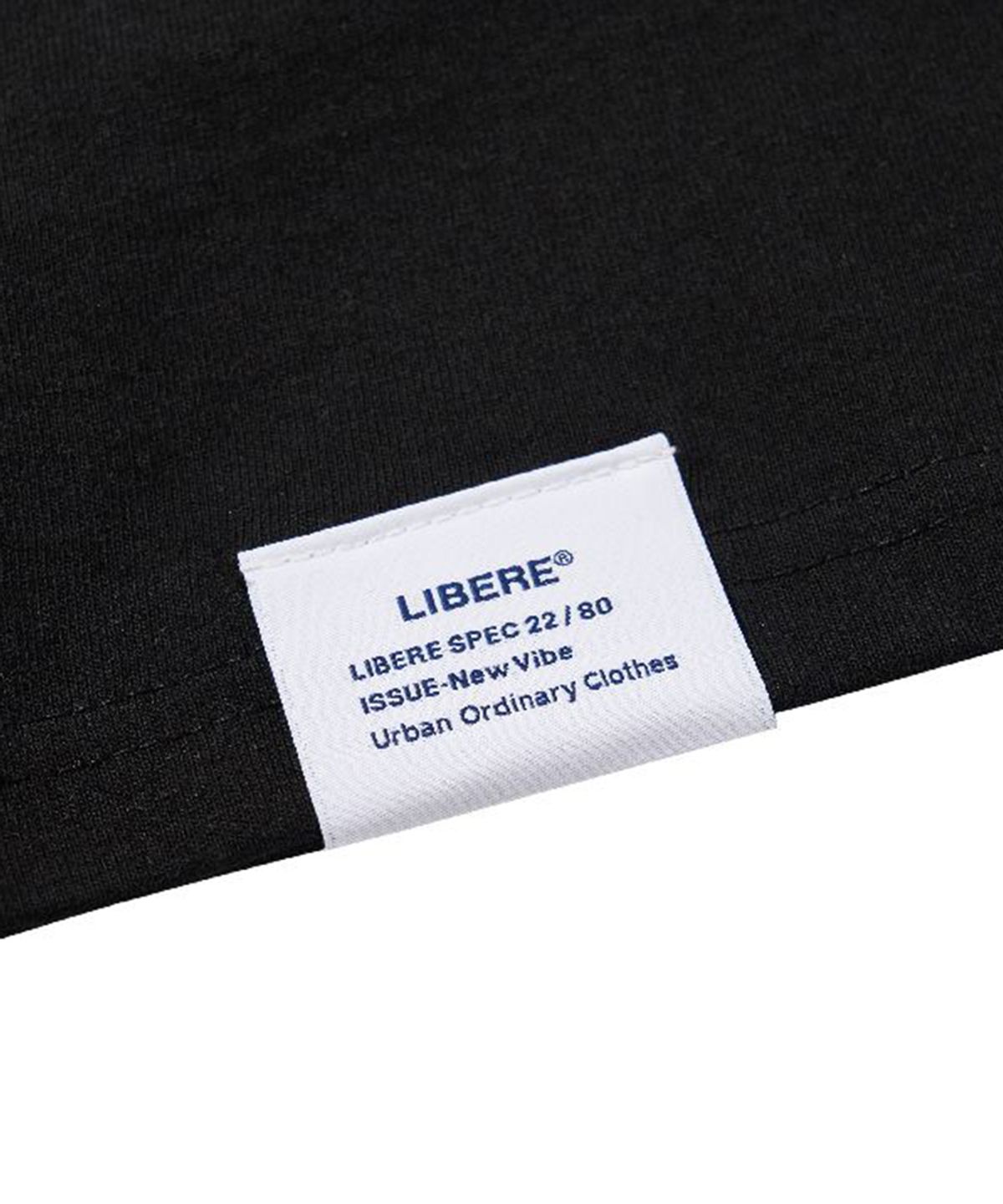 리베레(LIBERE) SLOGUN T-SHIRT / BLACK