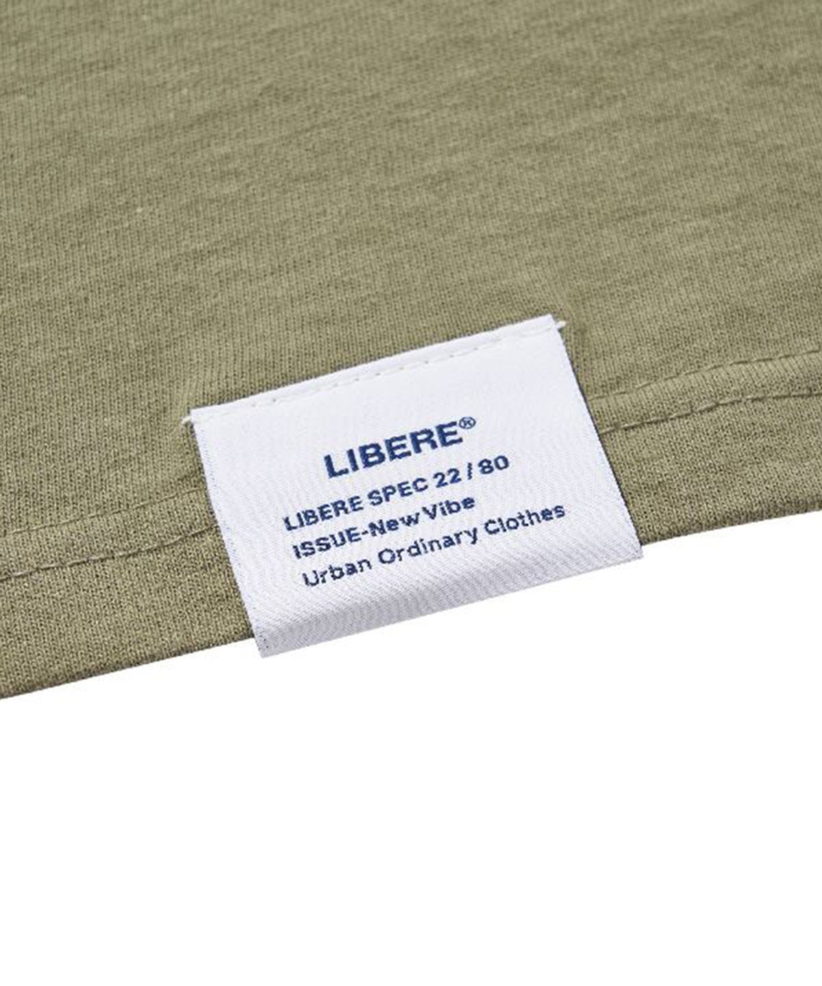 리베레(LIBERE) SLOGAN T-SHIRT / OLIVE