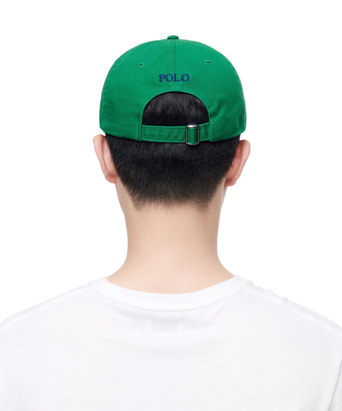 폴로 랄프 로렌(POLO RALPH LAUREN) 코튼 치노 베이스볼 캡 - 딥 그린