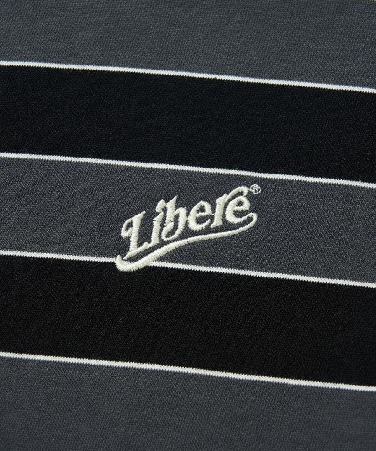 리베레(LIBERE) LOGO BORDER T-SHIRT / BLACK