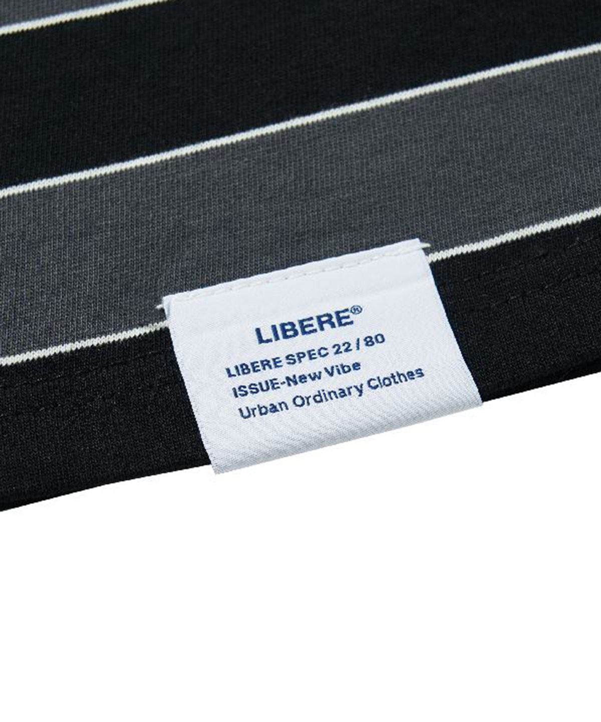 리베레(LIBERE) LOGO BORDER T-SHIRT / BLACK