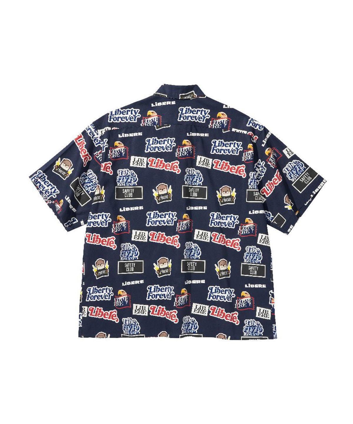 리베레(LIBERE) STICKER PACK SHIRT / NAVY