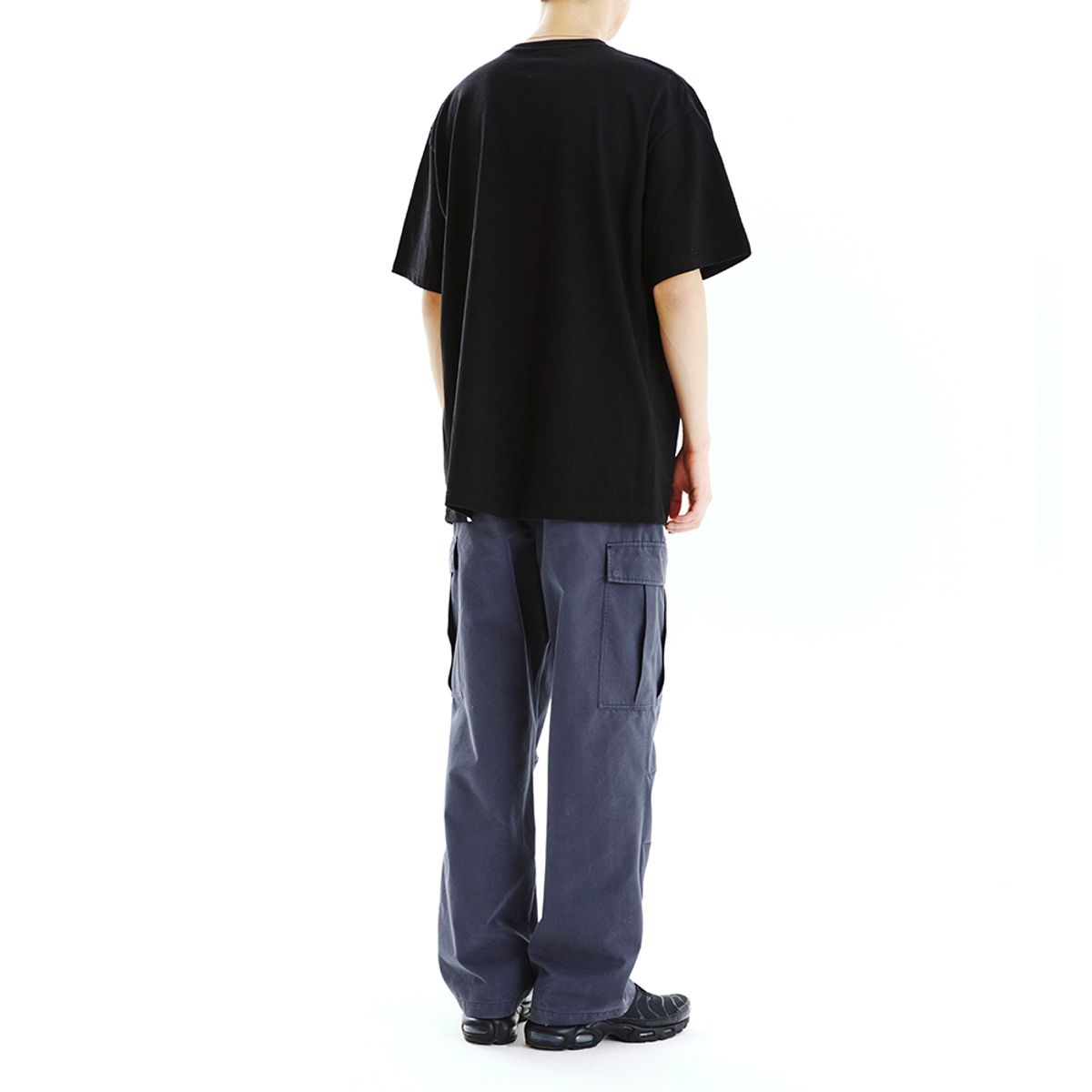 마하그리드(MAHAGRID) COLLEGE LOGO TEE BLACK/CHARCOAL(MG2BSMT536A)