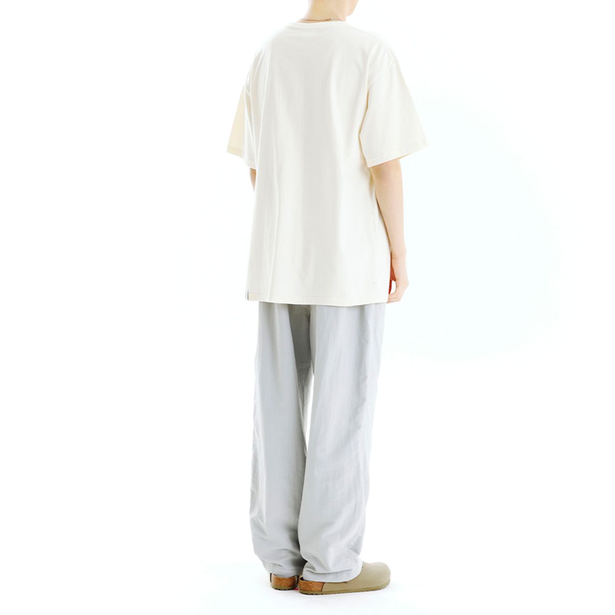 마하그리드(MAHAGRID) COLLEGE LOGO TEE CREAM(MG2BSMT536A)