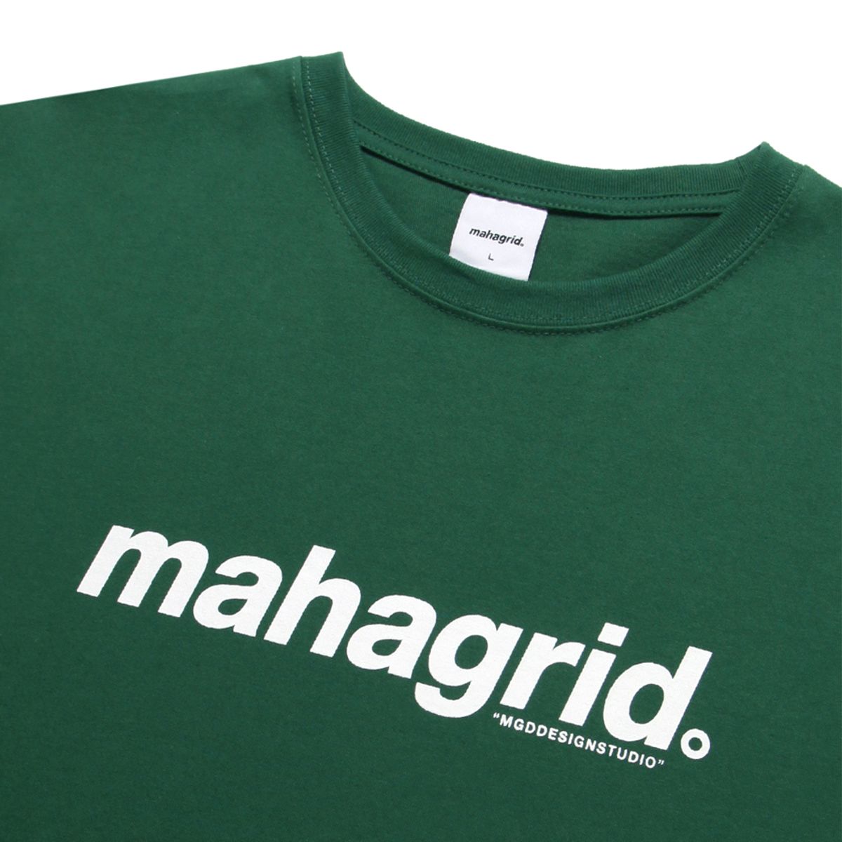 마하그리드(MAHAGRID) BASIC LOGO TEE GREEN(MG2CMMT502A)