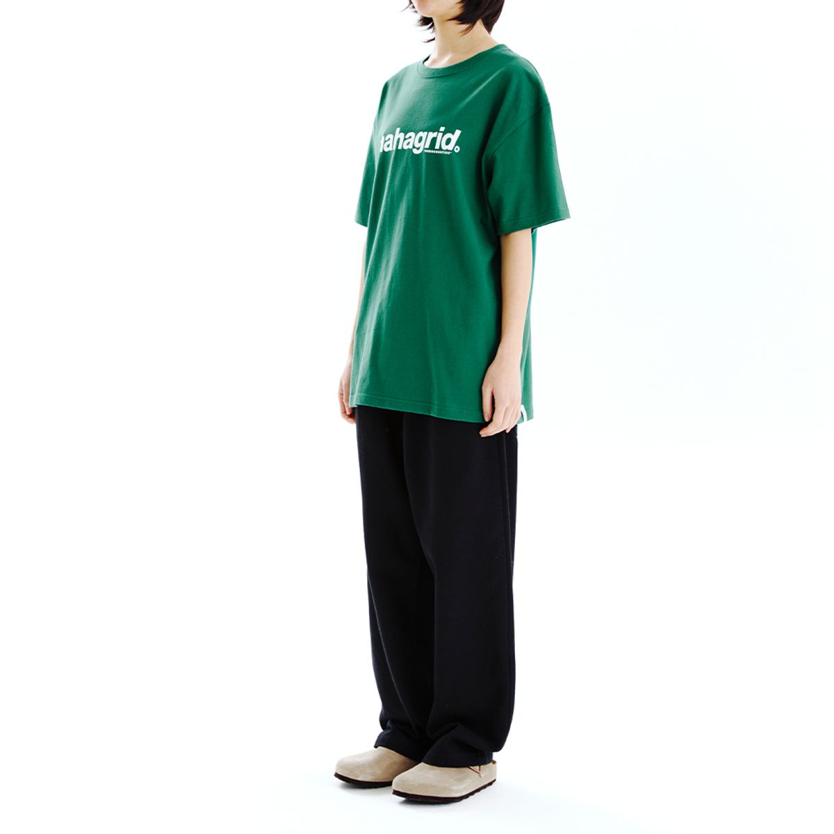 마하그리드(MAHAGRID) BASIC LOGO TEE GREEN(MG2CMMT502A)