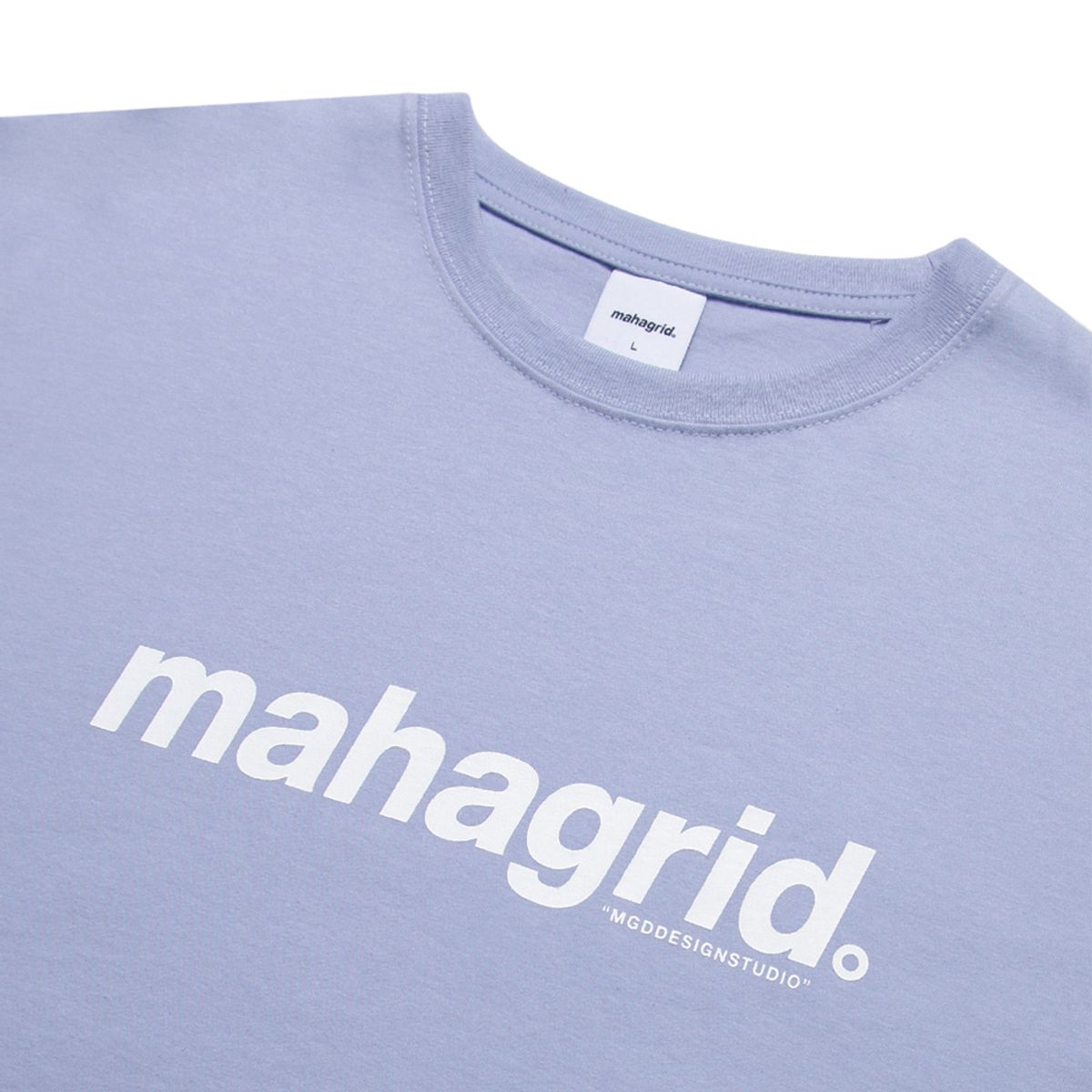 마하그리드(MAHAGRID) BASIC LOGO TEE PURPLE(MG2CMMT502A)